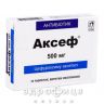 Аксеф таб п/о 500мг №10 антибиотики