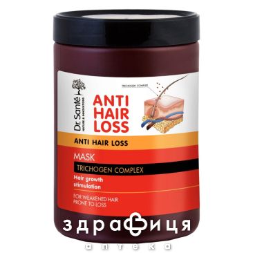 Dr Sante Anti Hair Loss маска 1000 мл шампунь від випадіння волосся