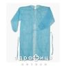 Халат мед ст на липучках (рукав на резин) дл 117см (l) 1220517