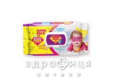 Серветки вол дит super baby superpack sensetive ромашка та алое №72