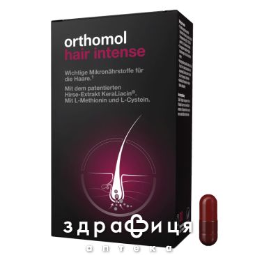 Ortomol hair intense д/восстан волос капс №60 витамины для волос