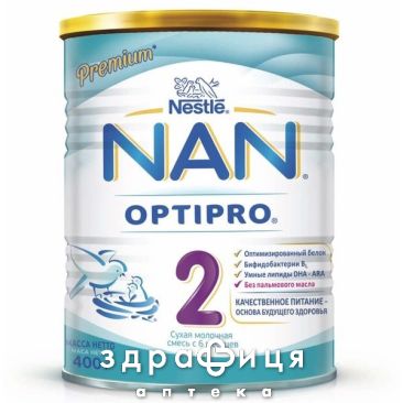 Nestle NAN 2 premium сумiш молочна з 6 мiс 400г 1000014
