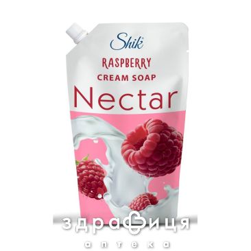 Shik крем-мыло жидк nectar малина дой-пак 460мл мыло