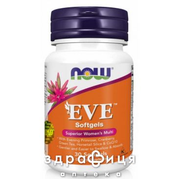 Now eve комплекс д/жінок капс №30 мультивітаміни