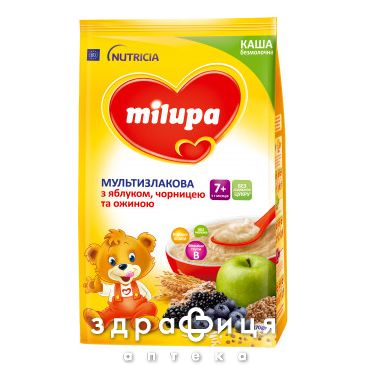 Milupa каша безмолоч мультізлак яблуко/чорник/ожина 170г