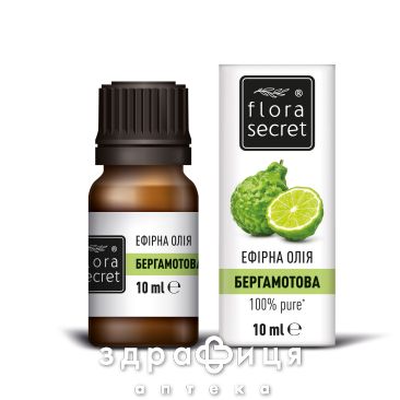 Flora secret (Флора сикрет) масло эфирное бергамотовое 10мл