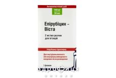 Эпирубицин-виста р-р д/ин 2мг/мл (100мг) 50мл №1 Противоопухолевый препарат