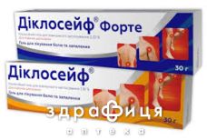 Дiклосейф форте емул гель 30г нестероїдний протизапальний препарат