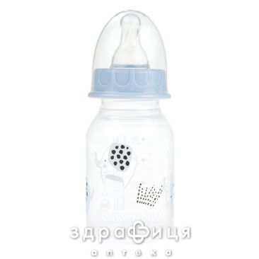 Baby nova 46010/2 бутылочка пласт декор мальчик 125мл