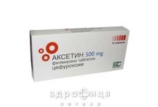 Аксетин таб п/о 500мг №10 антибиотики
