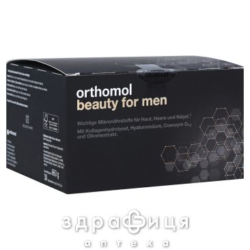 Orthomol (Ортомол) beauty for men д/кожи/ногтей/волос 30дней 20мл №30 витамины для укрепления волос и ногтей