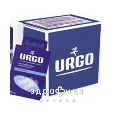 Пластир гiдроколоїдний urgo при порiзах 20 мм х 74 мм №10