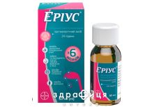 Ерiус сироп 0,5мг/мл 60мл Антигістамінні препарати для дітей