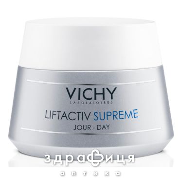 Vichy лiфтактив сюпрем засiб тривалої дiї зморш/пруж д/норм/комб шкiри 50мл