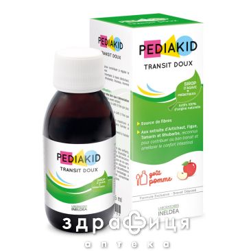 PEDIAKID TRANSIT DOUX Д/УЛУЧШ МОТОРИКИ КИШЕЧН/ЗАПОР ПИТЬЕВОЙ PK04 125МЛ
