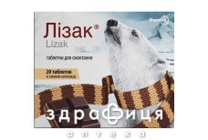 Лізак таб д/смокт зі смак шоколад №20