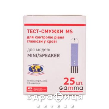 Тест-полоски Gamma (Гамма) ms №25