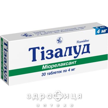 Тизалуд таблетки 4мг №30 противовирусный препарат