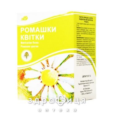 Ромашки квiтки 50г препарат для судин