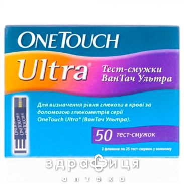 Тест-смужки one touch ultra №50