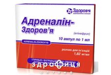 Адреналин-Здоровье р-р д/ин 0,18% 1мл №10