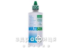 РОЗЧИН ДЛЯ ДОГЛЯДУ ЗА КОНТАКТНИМИ ЛiНЗАМИ MULTISON, фл. 240 мл УАХ