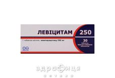 Левицитам 250 таб п/о 250мг №30 таблетки от эпилепсии