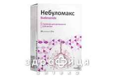Небуломакс суспензия для распыления 0,25мг/мл 2мл №20