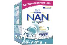 Дестское питание Nestle nan-1 смесь молочная с 0мес 1050г