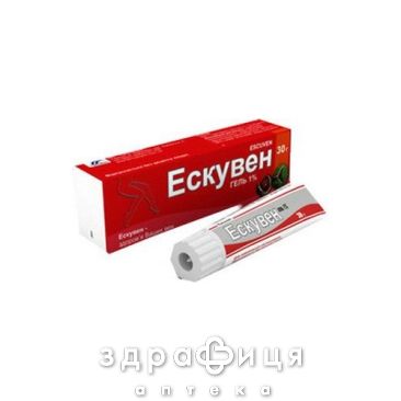 Эскувен гель 1%туба 30г венотоники