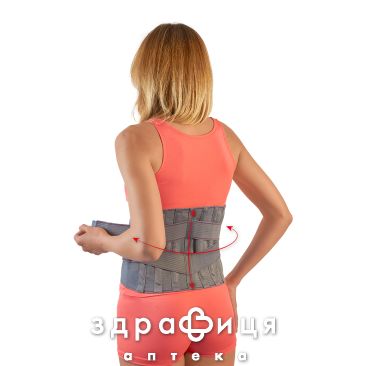 Корсет 3011 леч-проф с 4-мя ребр жест эласт xxl (100-110)