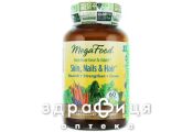 Megafood шкiра нiгтi волосся №60 вітаміни для волосся