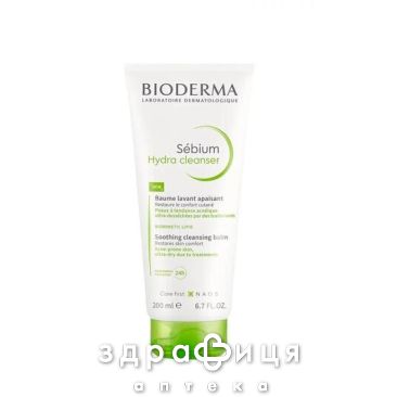 Bioderma себіом гідра очищувальний бальзам 200мл