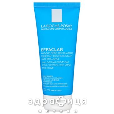 La roche posay ефаклар маска д/очищ жирн/пробл шкiри 100мл