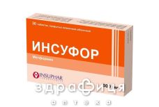Инсуфор таблетки п/о 500мг №30