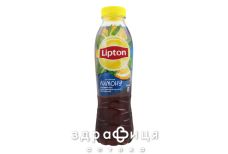 Напиок Lipton холодн черн чай со вкус лимона с сахар и подсл 0,5л