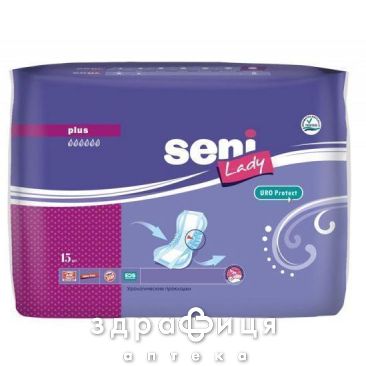 Прокладки урологiчнi seni lady plus №15