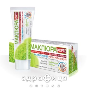 Маклюра форте гель-бальзам д/тела сабел/калган 100мл венотоники