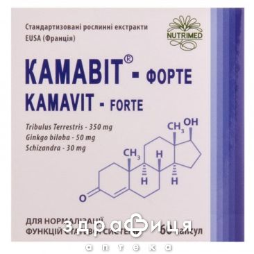 БАД КАМАВИТ ФОРТЕ КАПС 400МГ №60 таблетки для потенции