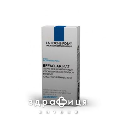 La Roche Posay (Ля Рош Позе) эфаклар мат ср-во п/блес/расш пор лиц себорег 40мл