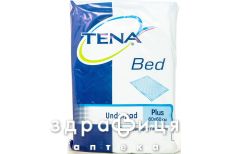 Пелюшки tena bed underpad plus 60х90см №30