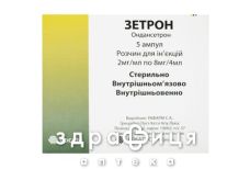 ЗЕТРОН Р-Н Д/ІН 2МГ/МЛ 4МЛ №5