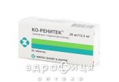 Ко-ренитек таблетки 20мг/12,5мг №28 таблетки от давления
