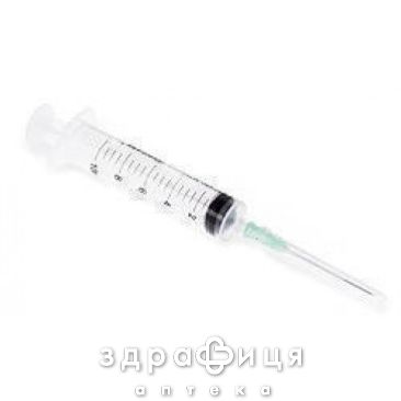 Шприц medicare ін'єкц однораз 3-х комп 10мл с безпечн гол  0,8х38мм