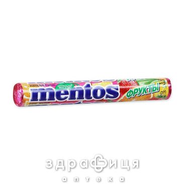 Mentos (Ментос) драже жув фруктове 37г