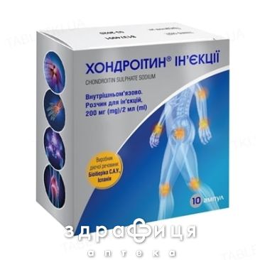 Хондроітин р-н д/ін 200мг/2мл 2мл №10 для суглобів