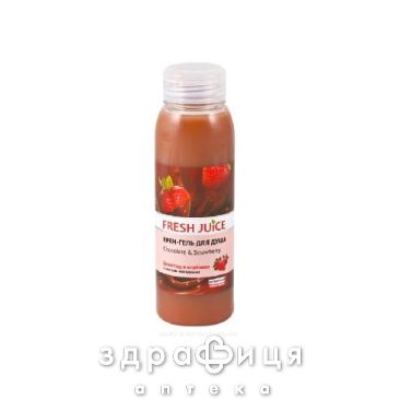 Fresh juice гель д/душу шоколад/полуниця 300мл