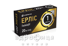 Ерліс таб в/о 20мг №1 таблетки для потенції