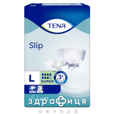 Пiдгузники д/доросл tena slip super large №10