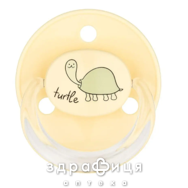 Baby nova 26366/3 пустушка силік круг малюн  з кільцем уні